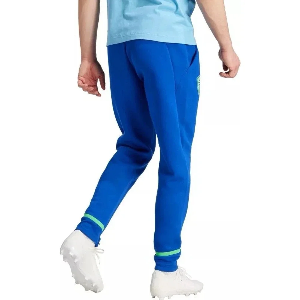 ADIDAS Men's SIZE MED SEATTLE SOUNDERS‎ TRACK PANTS / SWEATS~BLUE & GREEN~